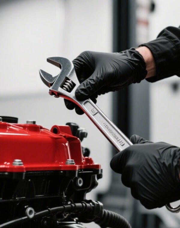 reddeer mechanic working with wrench