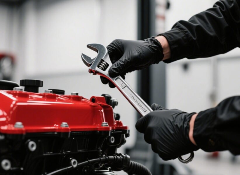 reddeer mechanic working with wrench